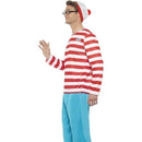 Costumes Australia Wheres Wally? Licensed Costume Adult Red White Blue_3