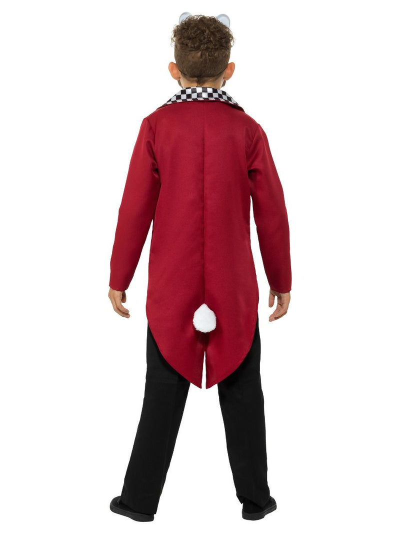Costumes Australia White Rabbit Costume Kids Red Jacket Mask_3