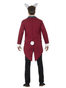 Costumes Australia White Rabbit Deluxe Adult Costume Red Jacket Mask_3