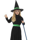 Costumes Australia Wicked Witch Costume Kids Black Green_1