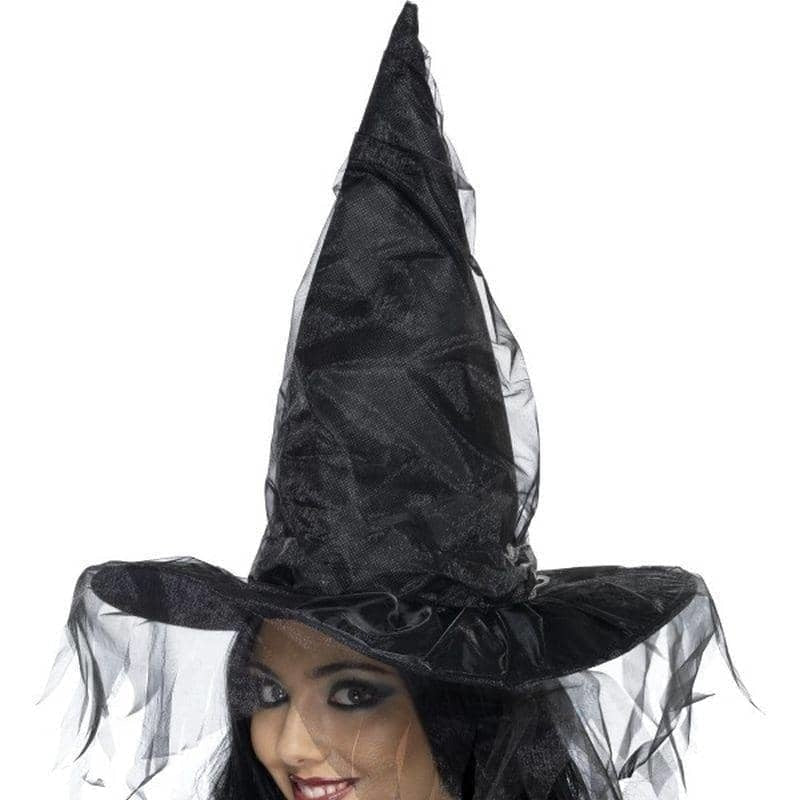 Costumes Australia Witchs Hat Adult Black_1