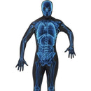 Costumes Australia X Ray Costume Second Skin Suit Adult Black Blue_1