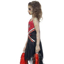 Costumes Australia Zombie Cheerleader Costume Kids Red Black_3