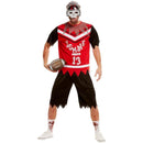 Costumes Australia Zombie Footballer Costume Adult Red_1