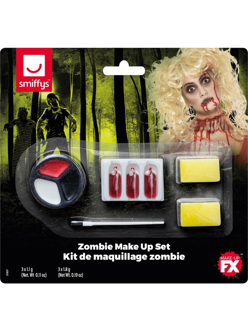 Costumes Australia Zombie Make Up Set with Sponge_1