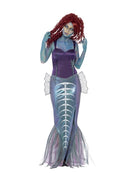 Costumes Australia Zombie Mermaid Costume Adult Purple_4
