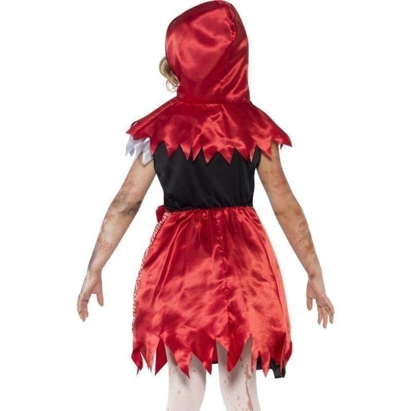 Costumes Australia Zombie Miss Hood Costume Kids Red_3