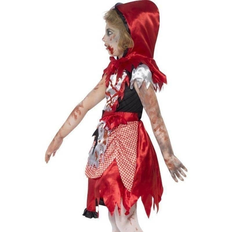 Costumes Australia Zombie Miss Hood Costume Kids Red_4