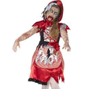 Costumes Australia Zombie Miss Hood Costume Kids Red_1