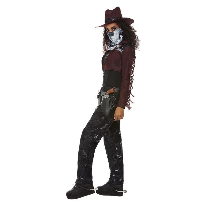 Deluxe Dark Spirit Western Cowgirl Costume_3 sm-63009S
