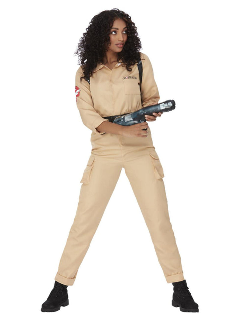 Ghostbusters Ladies Costume Adult Beige Jumpsuit