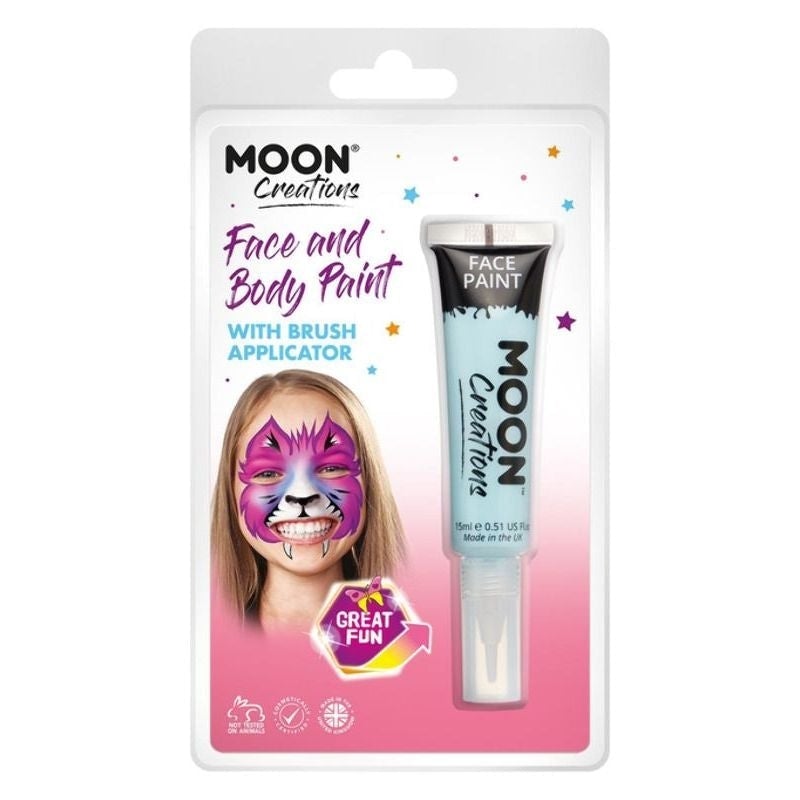 Moon Creations Face & Body Paints With Brush Applicator, 15ml Clamshell_3 sm-C01822