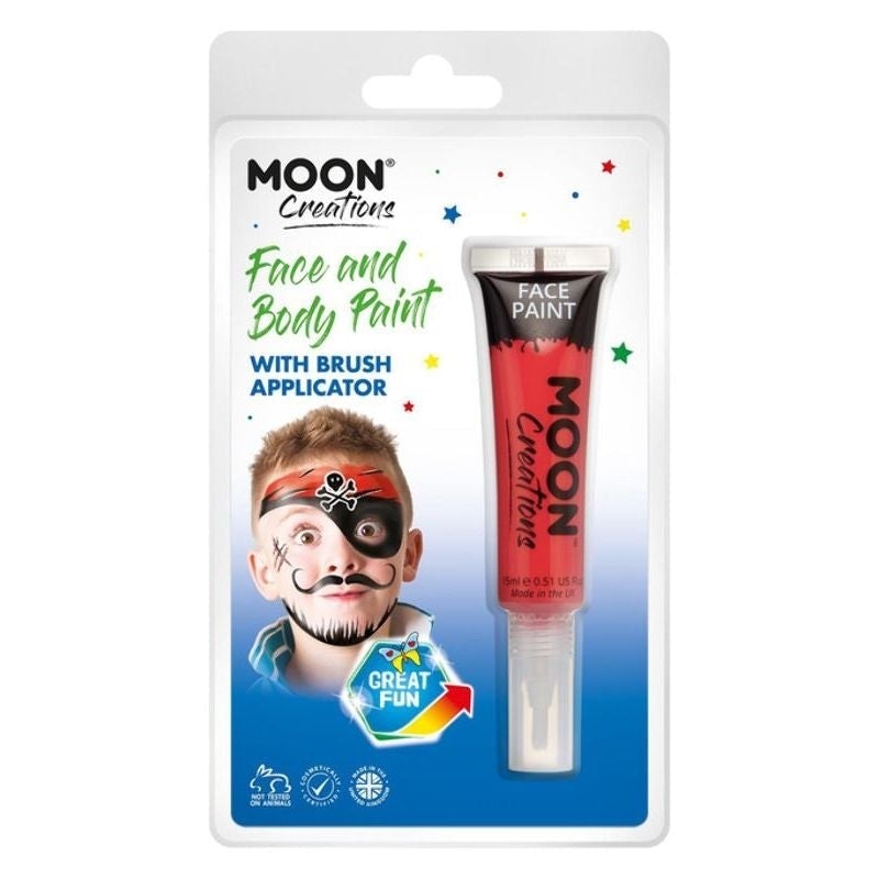 Moon Creations Face & Body Paints With Brush Applicator, 15ml Clamshell_11 sm-C01792
