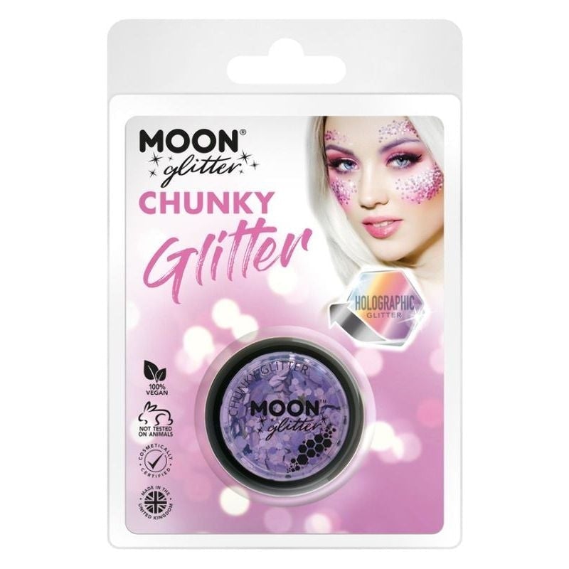 Moon Glitter Holographic Chunky Clamshell, 3g_4 sm-G04670