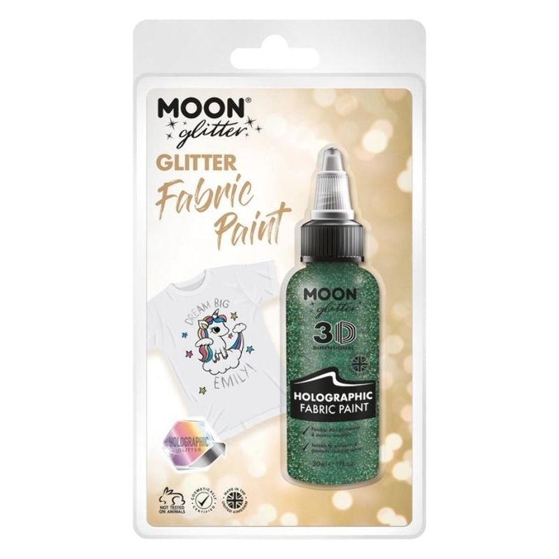 Moon Glitter Holographic Fabric Paint Clamshell, 30ml_4 sm-G14655