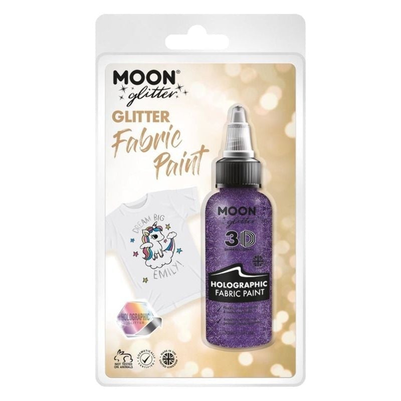 Moon Glitter Holographic Fabric Paint Clamshell, 30ml_6 sm-G14679