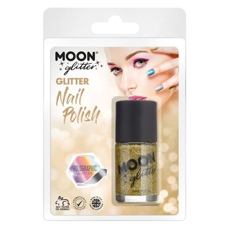 Moon Glitter Holographic Nail Polish Clamshell, 14ml_3 sm-G07107