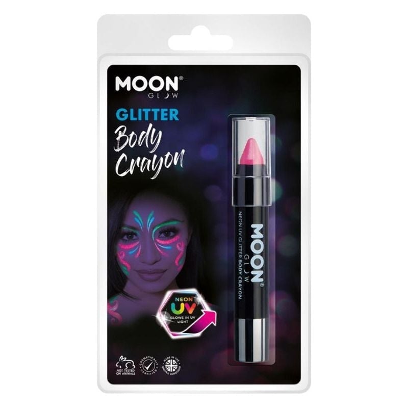 Moon Glow Neon UV Glitter Body Crayons 3.5g Clamshell_5 sm-M39504
