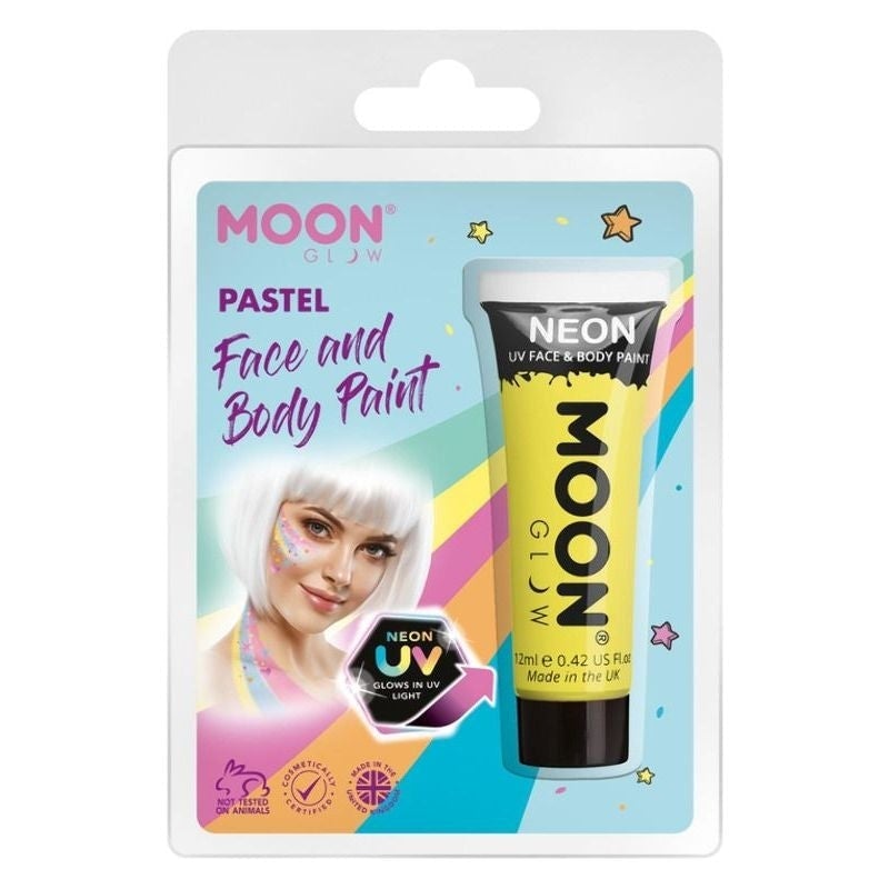 Moon Glow Pastel Neon UV Face Paint Clamshell, 12ml_8 sm-M33625
