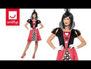 Costumes Australia Size Chart Carded Queen Costume Adult Red Dress Crown Gloves