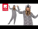 Costumes Australia Size Chart Zebra Costume Adult Black White Jumpsuit