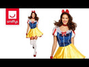 Costumes Australia Size Chart Snow White Fairytale Costume Adult Fever Blue Yellow Dress Underskirt Headband Choker