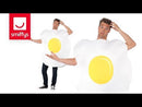 Costumes Australia Size Chart Egg Costume Adult White Yellow Tabard One Size