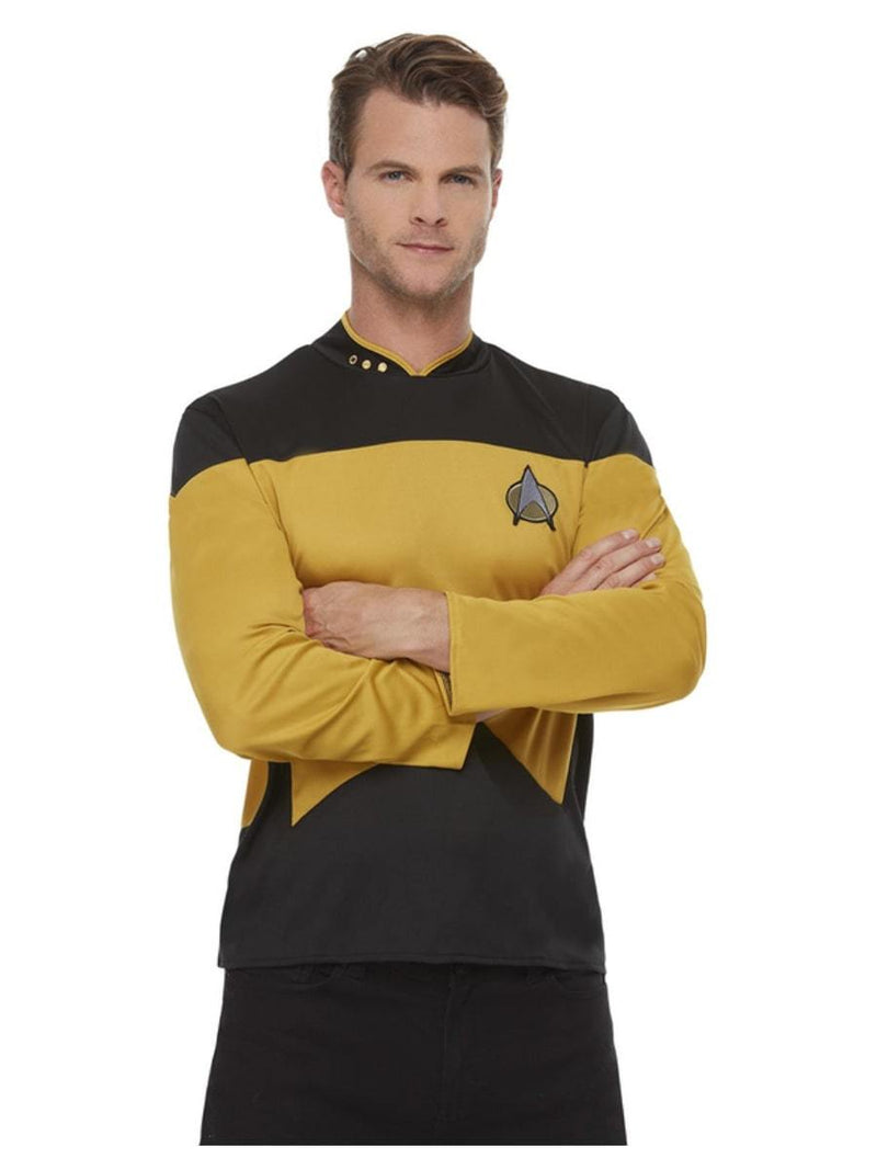Star Trek The Next Generation Operations Uniform Adult Gold