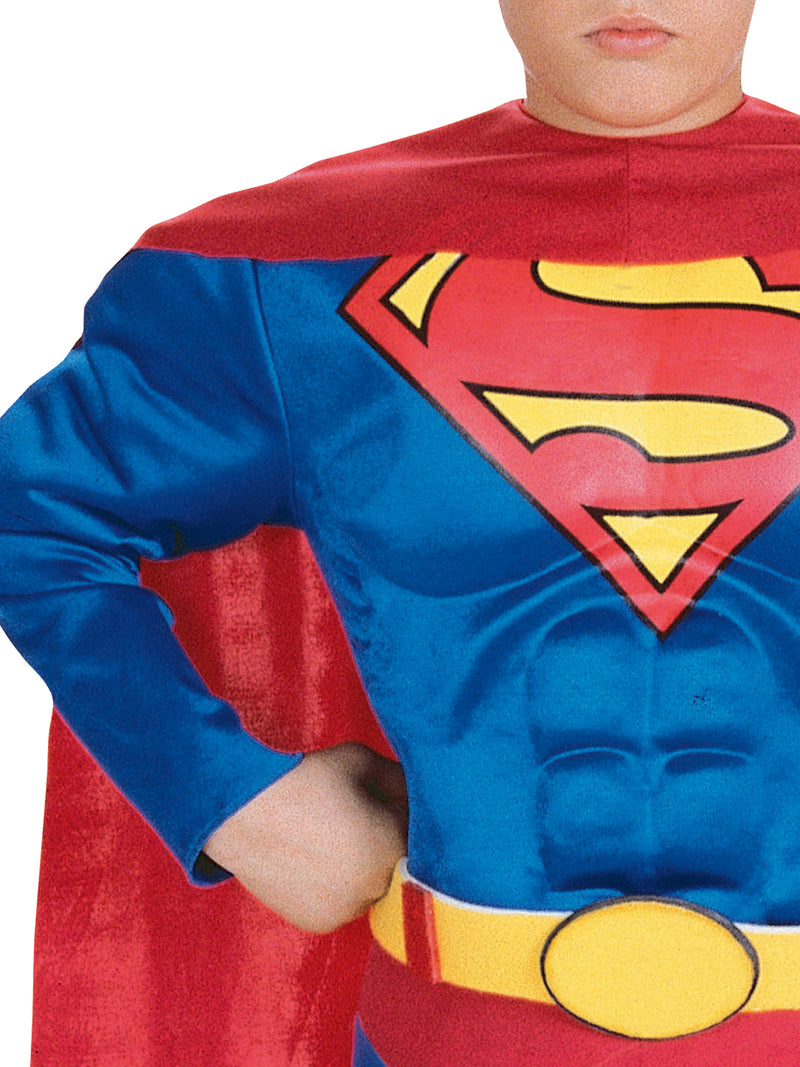 Superman Muscle Chest Child Boys Red -2