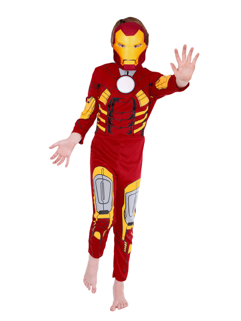 Iron Man Standard Costume Child Boys Red -2