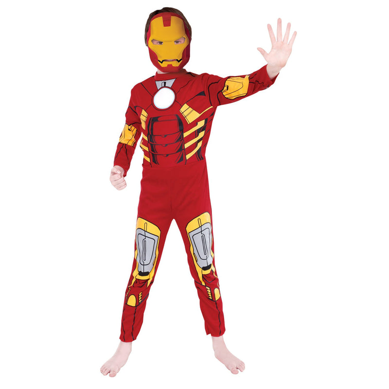 Iron Man Standard Costume Child Boys Red -1