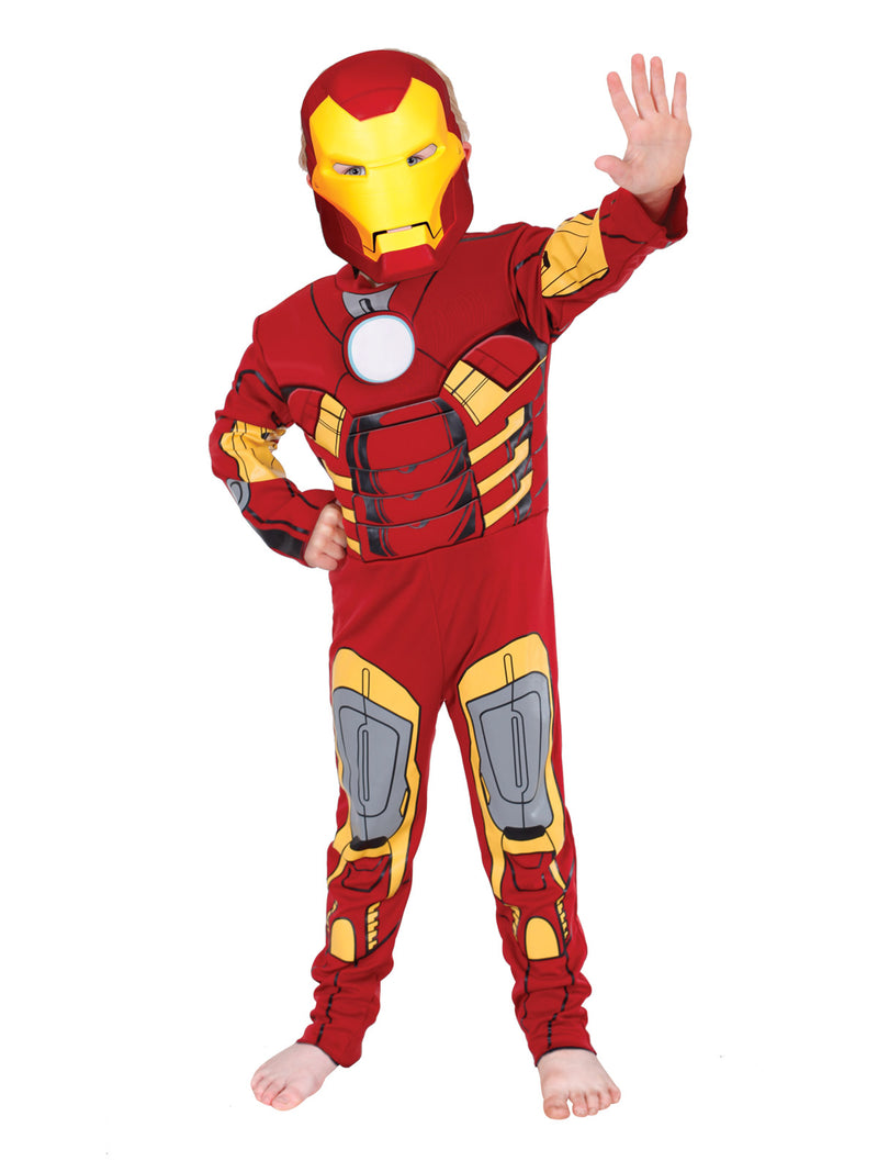 Iron Man Deluxe Costume Child Boys Red -2