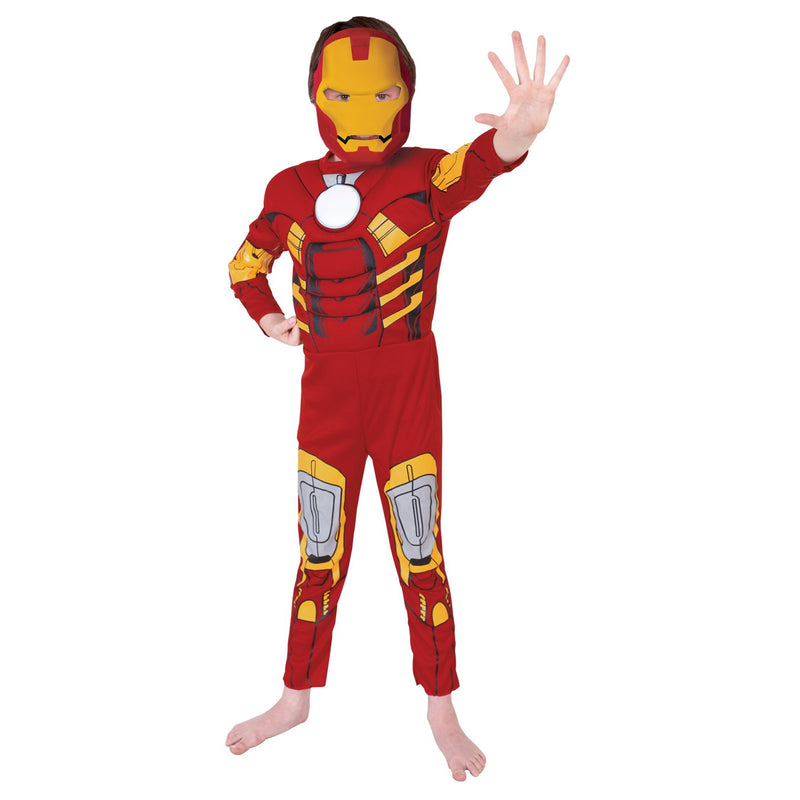 Iron Man Deluxe Costume Child Boys Red -1