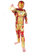 Ironman To Iron Patriot Reversible Costume Child Boys Red -2