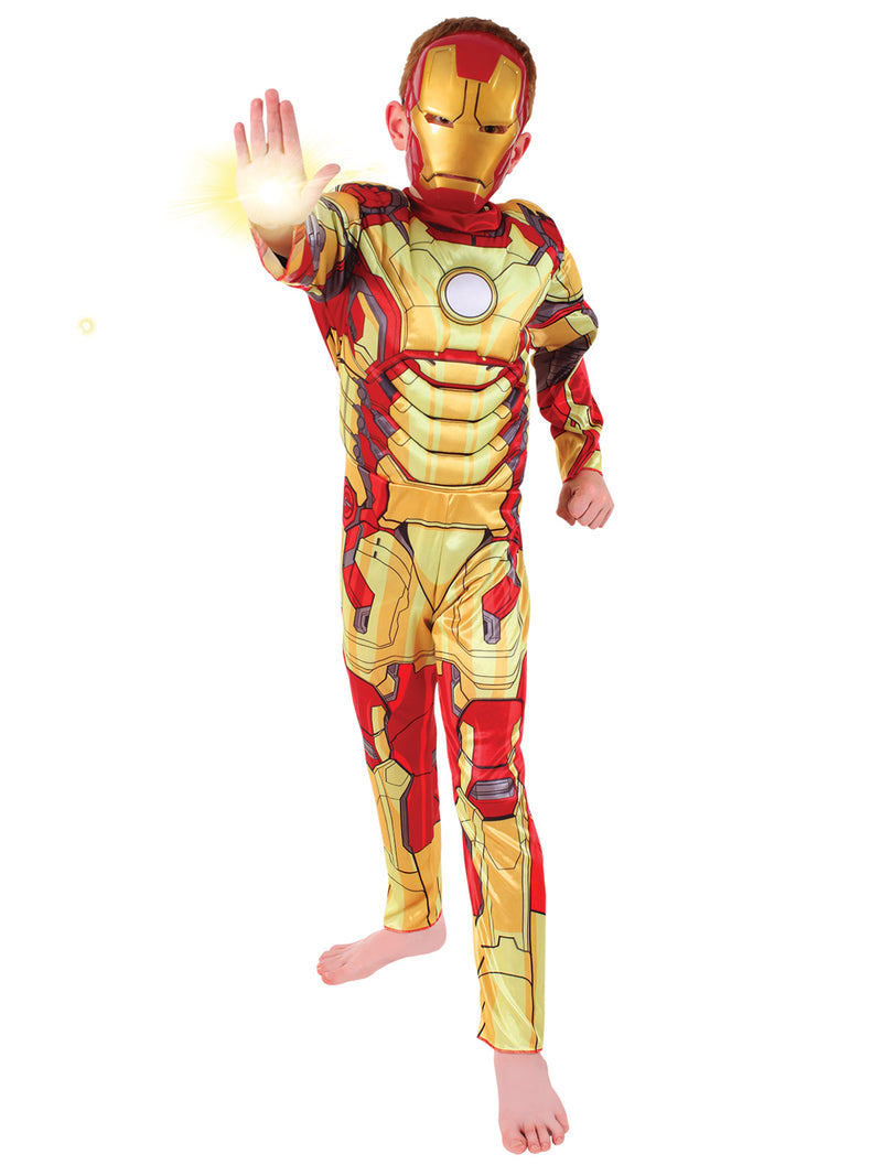Ironman To Iron Patriot Reversible Costume Child Boys Red -2