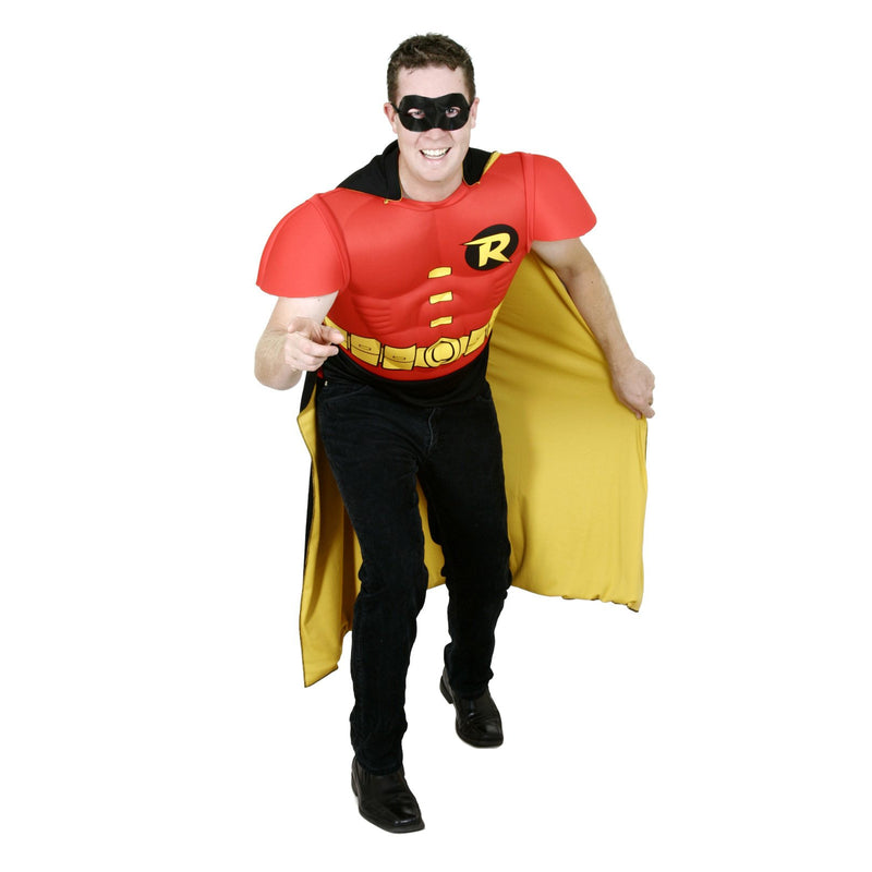 Robin Tv Costume Adult Mens Red -1