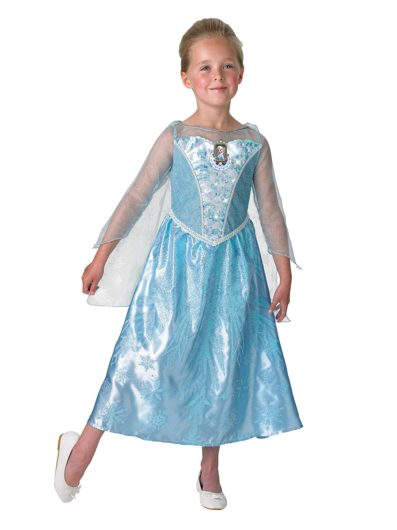 Elsa Frozen Musical Light Up Child Girls Blue -3