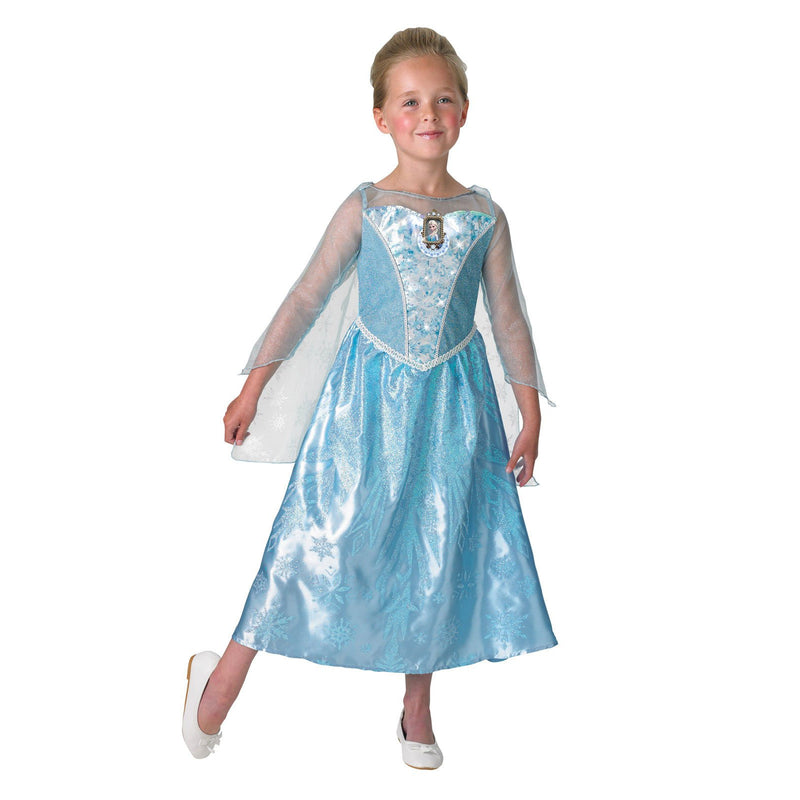 Elsa Frozen Musical Light Up Child Girls Blue -1