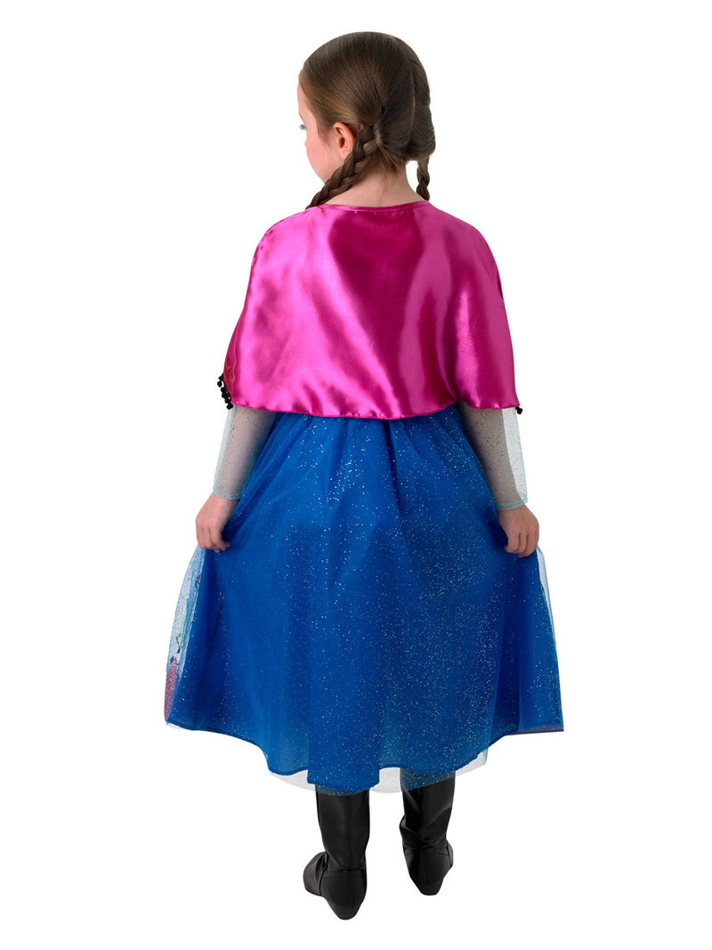 Anna Frozen Musical Light Up Costume Child Girls Pink -2