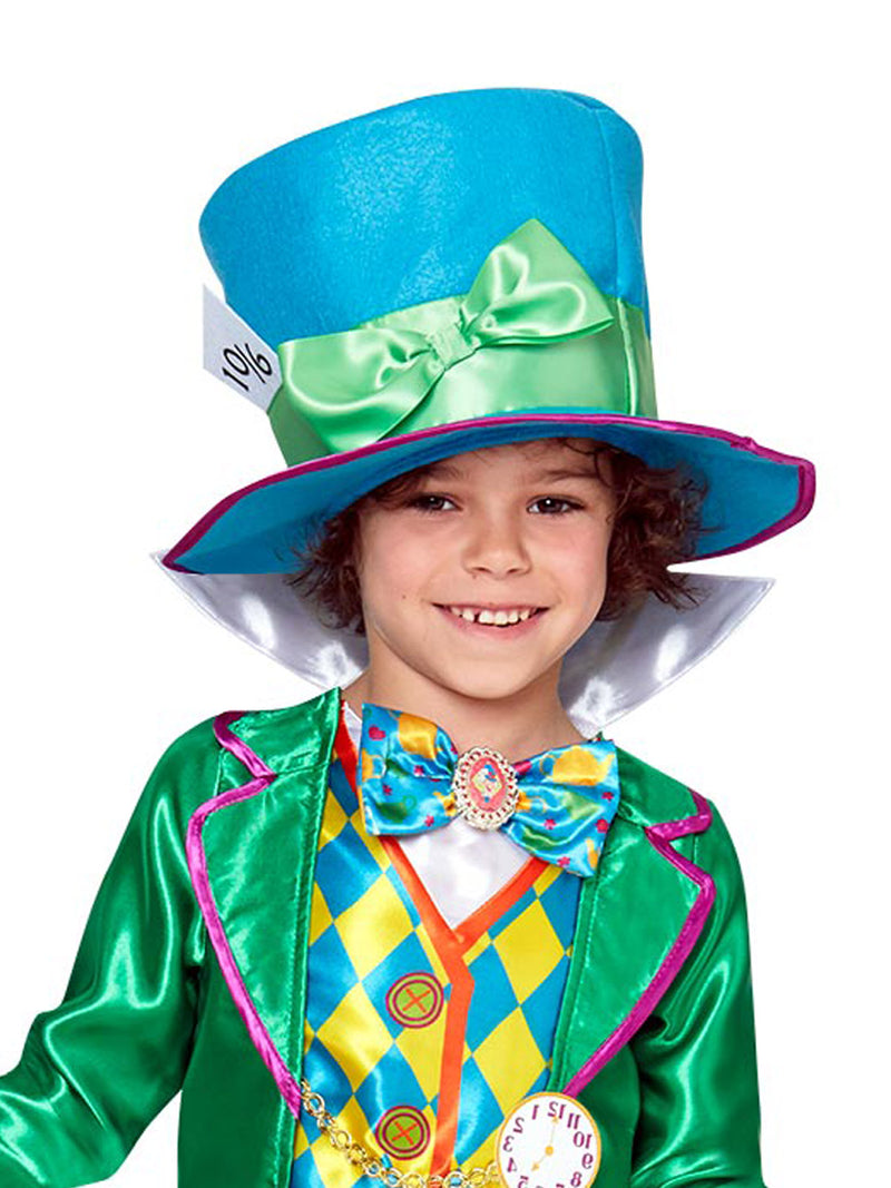 Mad Hatter Boys Deluxe Costume Long Hanging Child -4