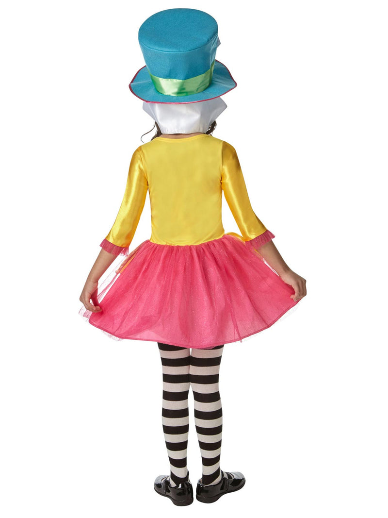 Mad Hatter Girls Deluxe Costume Large Polybag Child -2