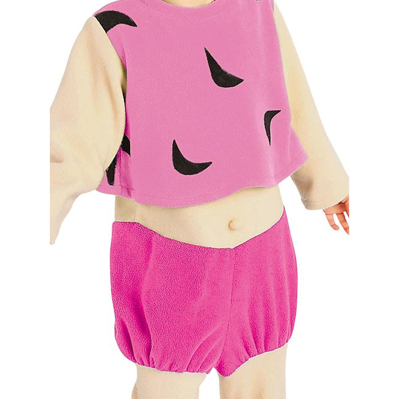 Pebbles Flintstones Deluxe Costume Girls Pink -4