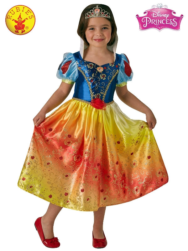 Snow White Rainbow Deluxe Costume Child Girls Yellow