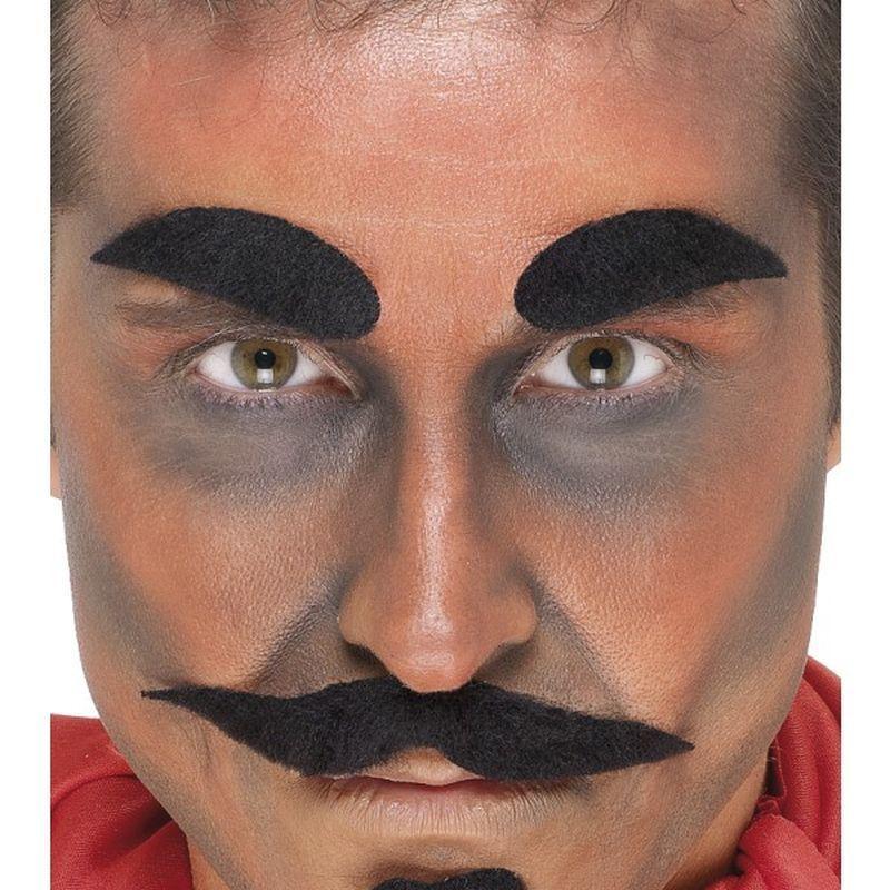 Devil Facial Hair Set Adult Mens -1