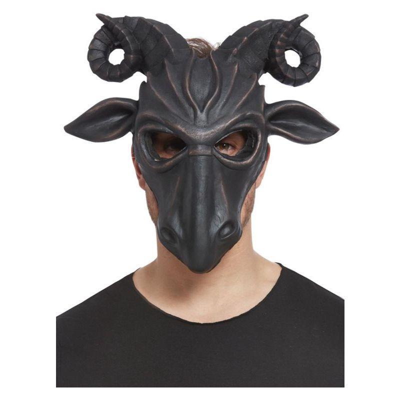 Deluxe Satanic Ram Mask Foam Latex Unisex -1
