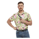 80s Graphic Print Shirt Mens -1