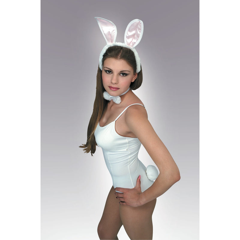 Bunny Rabbit Costume Kit Adult Womens White