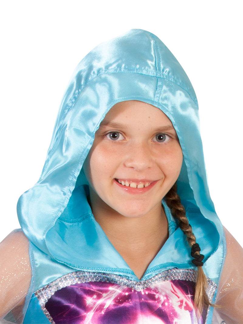 Elsa Hooded Dress Girls Blue -2