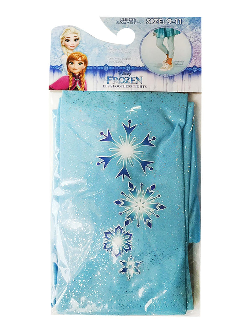 Elsa Footless Tights Girls Blue -4