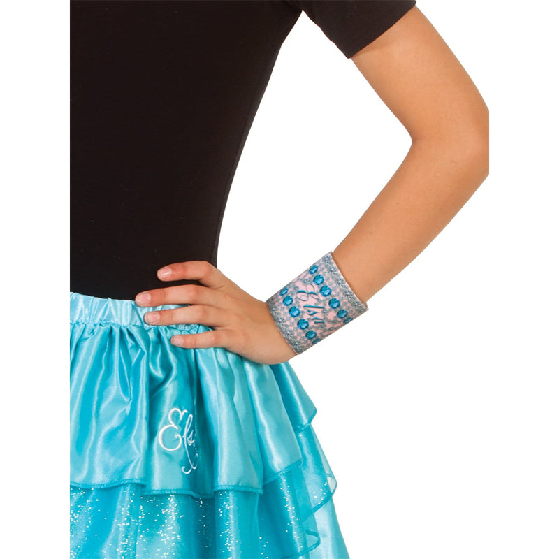 Elsa Fabric Cuff Child Girls Blue -1